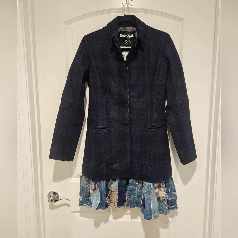 Desigual Women's Wool Blend Coat #561